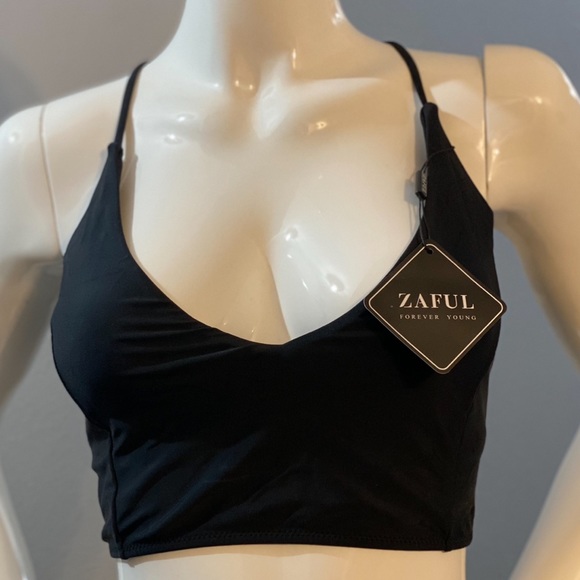 Black tankini set - Picture 6 of 11